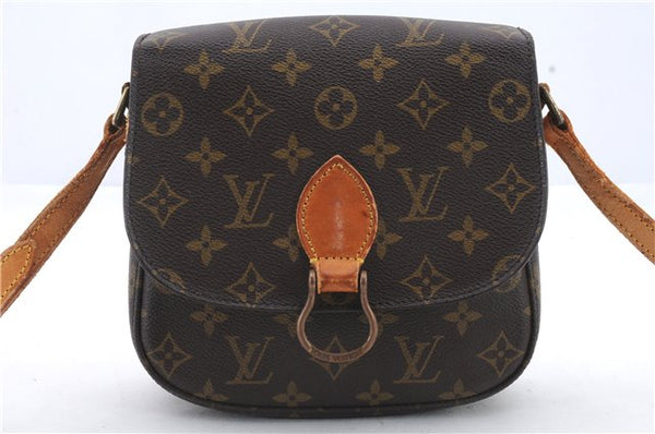 Auth Louis Vuitton Monogram Saint Cloud MM Shoulder Cross Bag M51243 LV 9542C