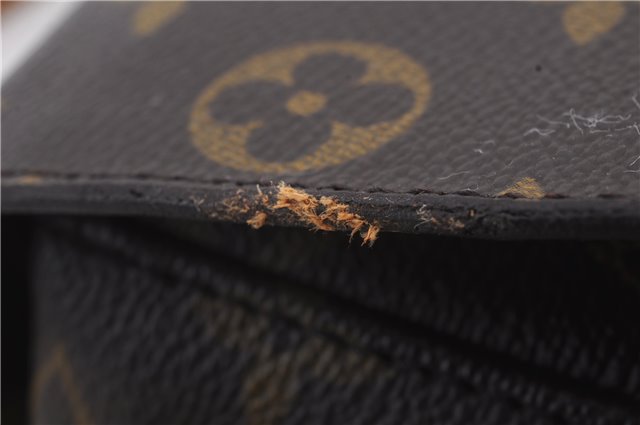 Auth Louis Vuitton Monogram Saint Cloud MM Shoulder Cross Bag M51243 LV 9542C