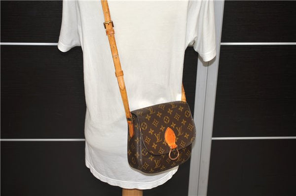 Auth Louis Vuitton Monogram Saint Cloud MM Shoulder Cross Bag M51243 LV 9542C