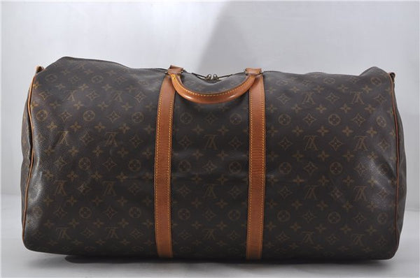 Authentic Louis Vuitton Monogram Keepall Bandouliere 60 M41412 Boston Bag 9542E