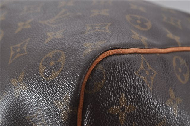 Authentic Louis Vuitton Monogram Keepall Bandouliere 60 M41412 Boston Bag 9542E