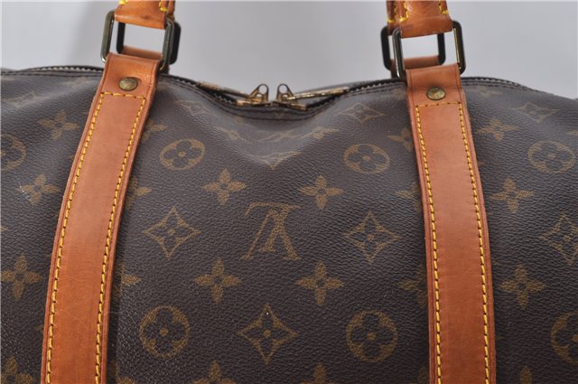 Authentic Louis Vuitton Monogram Keepall Bandouliere 60 M41412 Boston Bag 9542E