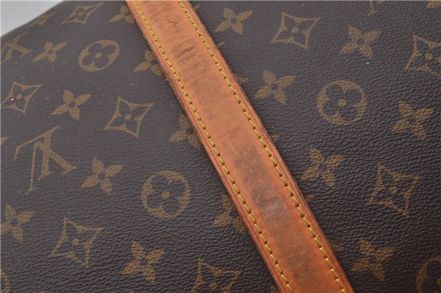 Authentic Louis Vuitton Monogram Keepall Bandouliere 60 M41412 Boston Bag 9542E