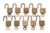 Authentic Louis Vuitton Padlock & Keys 10Set LV 9543F