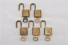 Authentic Louis Vuitton Padlock & Keys 10Set LV 9543F