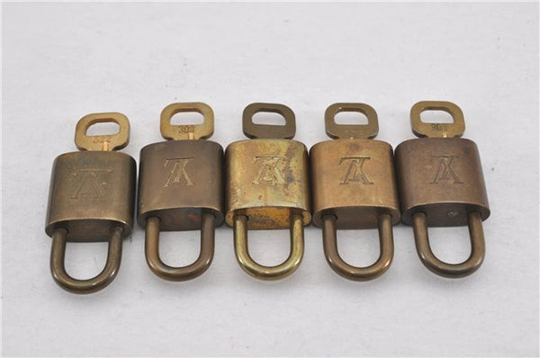 Authentic Louis Vuitton Padlock & Keys 10Set LV 9543F