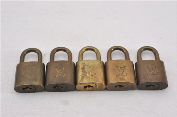 Authentic Louis Vuitton Padlock & Keys 10Set LV 9543F