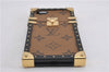 Auth Louis Vuitton Monogram Reverse I Trunk Iphone 7 Case Brown M62619 LV 9544F