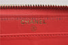 Authentic CHANEL Vintage Lamb Skin Matelasse Long Wallet Purse Pink CC 9545F