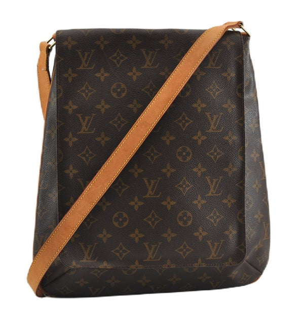 Authentic Louis Vuitton Monogram Musette Shoulder Cross Body Bag M51256 LV 9546F