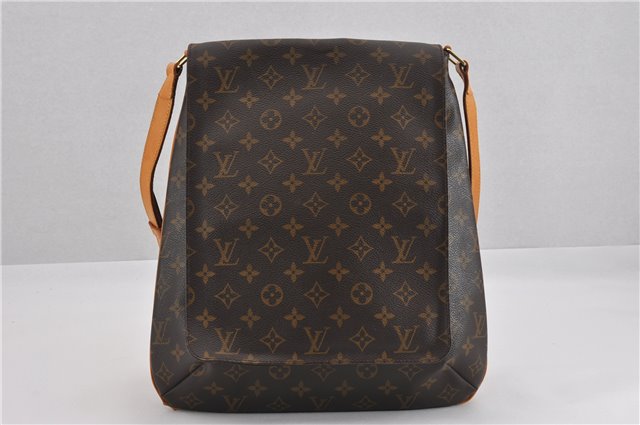 Authentic Louis Vuitton Monogram Musette Shoulder Cross Body Bag M51256 LV 9546F