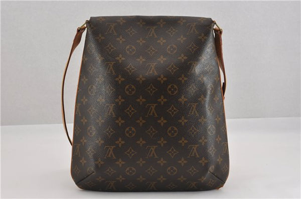 Authentic Louis Vuitton Monogram Musette Shoulder Cross Body Bag M51256 LV 9546F