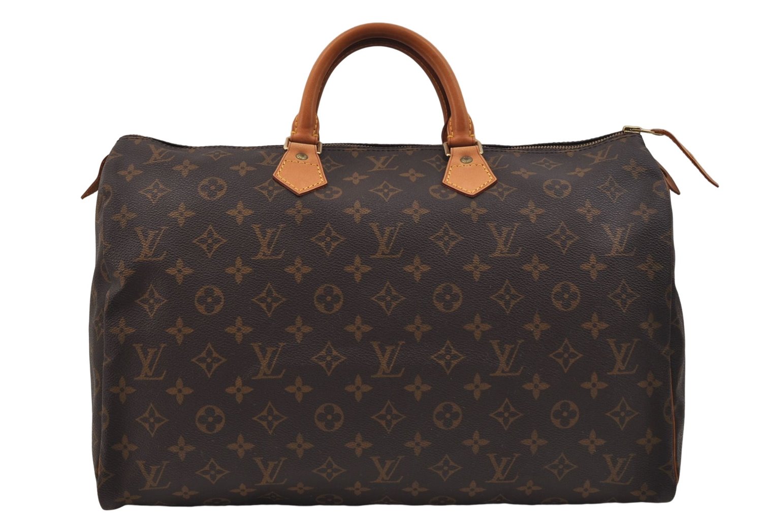 Authentic Louis Vuitton Monogram Speedy 40 Hand Boston Bag M41522 LV 9547D