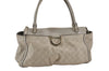 Authentic GUCCI Guccissima Abbey Shoulder Tote Bag GG Leather 189831 Ivory 9547F