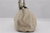 Authentic GUCCI Guccissima Abbey Shoulder Tote Bag GG Leather 189831 Ivory 9547F