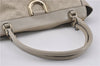 Authentic GUCCI Guccissima Abbey Shoulder Tote Bag GG Leather 189831 Ivory 9547F