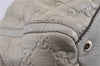 Authentic GUCCI Guccissima Abbey Shoulder Tote Bag GG Leather 189831 Ivory 9547F