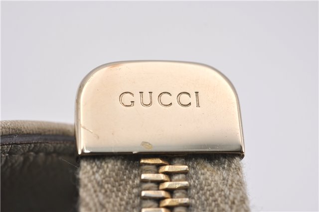 Authentic GUCCI Guccissima Abbey Shoulder Tote Bag GG Leather 189831 Ivory 9547F