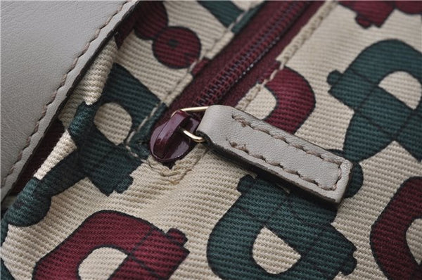 Authentic GUCCI Guccissima Abbey Shoulder Tote Bag GG Leather 189831 Ivory 9547F