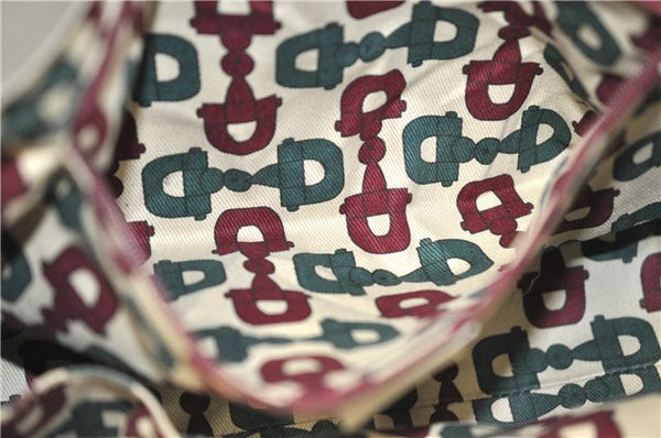 Authentic GUCCI Guccissima Abbey Shoulder Tote Bag GG Leather 189831 Ivory 9547F