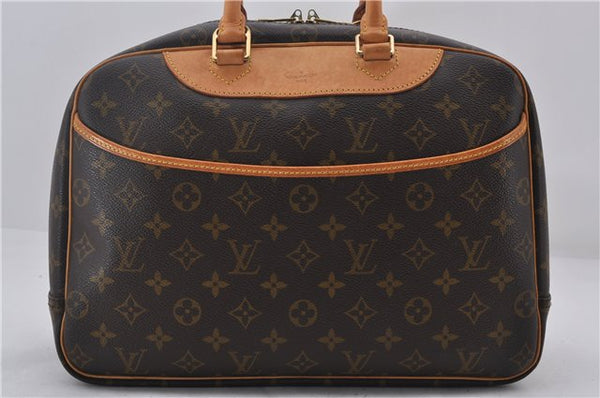 Authentic Louis Vuitton Monogram Deauville Hand Bag M47270 LV 9548D