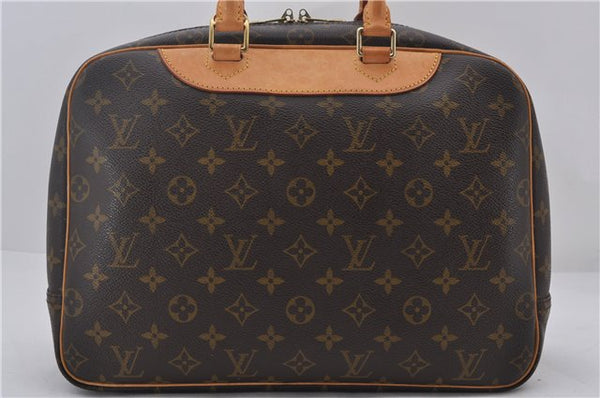 Authentic Louis Vuitton Monogram Deauville Hand Bag M47270 LV 9548D