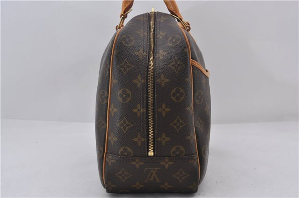 Authentic Louis Vuitton Monogram Deauville Hand Bag M47270 LV 9548D