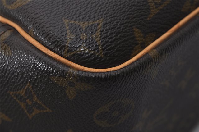 Authentic Louis Vuitton Monogram Deauville Hand Bag M47270 LV 9548D