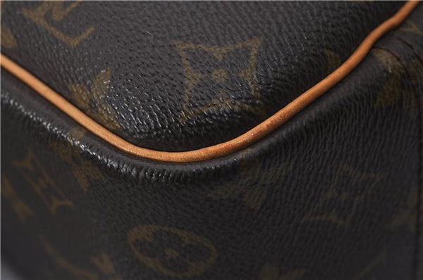 Authentic Louis Vuitton Monogram Deauville Hand Bag M47270 LV 9548D