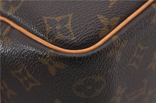 Authentic Louis Vuitton Monogram Deauville Hand Bag M47270 LV 9548D