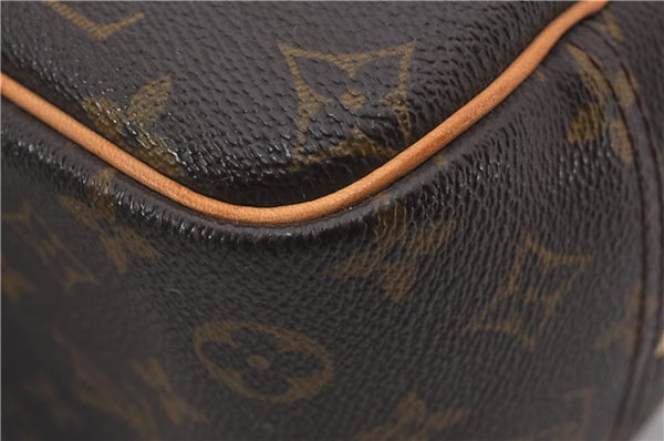 Authentic Louis Vuitton Monogram Deauville Hand Bag M47270 LV 9548D