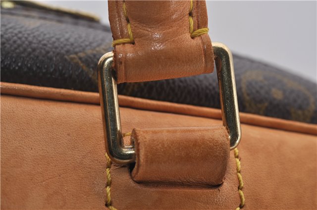 Authentic Louis Vuitton Monogram Deauville Hand Bag M47270 LV 9548D