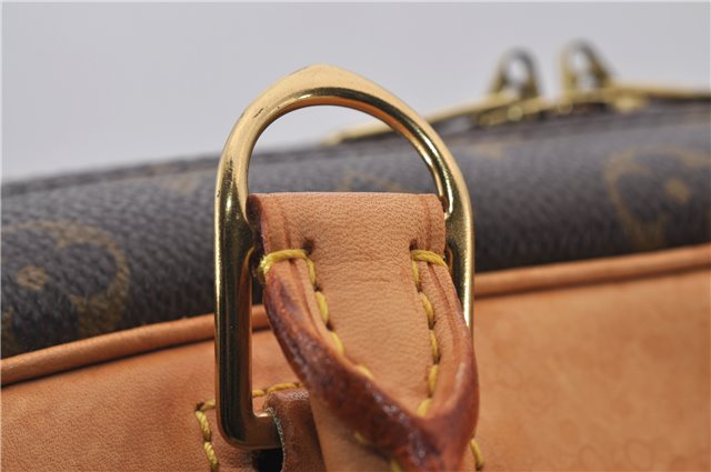 Authentic Louis Vuitton Monogram Deauville Hand Bag M47270 LV 9548D