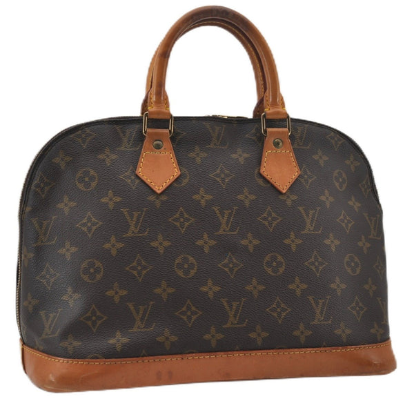 Authentic Louis Vuitton Monogram Alma Hand Bag Purse M51130 LV 9548E