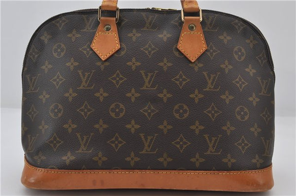 Authentic Louis Vuitton Monogram Alma Hand Bag Purse M51130 LV 9548E