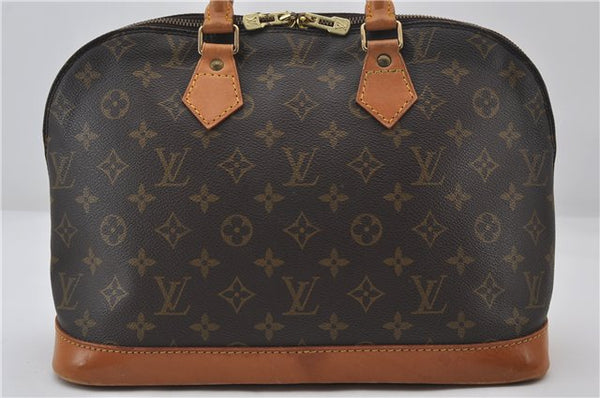 Authentic Louis Vuitton Monogram Alma Hand Bag Purse M51130 LV 9548E