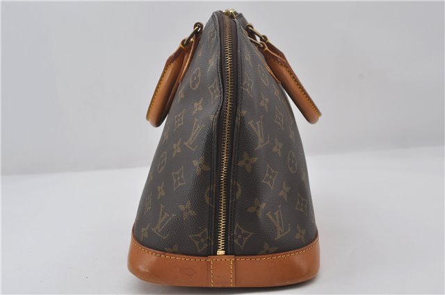 Authentic Louis Vuitton Monogram Alma Hand Bag Purse M51130 LV 9548E