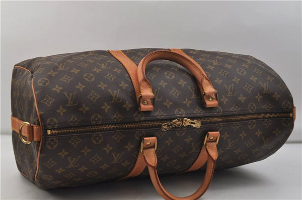 Auth Louis Vuitton Monogram Keepall Bandouliere 50 Boston Bag M41416 LV 9549D