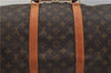 Auth Louis Vuitton Monogram Keepall Bandouliere 50 Boston Bag M41416 LV 9549D