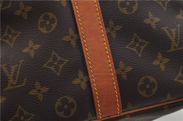 Auth Louis Vuitton Monogram Keepall Bandouliere 50 Boston Bag M41416 LV 9549D