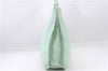 Authentic FENDI Selleria Vintage Shoulder Hand Bag Leather Light Green 9550E