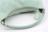 Authentic FENDI Selleria Vintage Shoulder Hand Bag Leather Light Green 9550E
