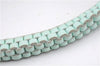 Authentic FENDI Selleria Vintage Shoulder Hand Bag Leather Light Green 9550E