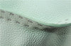 Authentic FENDI Selleria Vintage Shoulder Hand Bag Leather Light Green 9550E