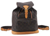 Authentic Louis Vuitton Monogram Montsouris GM Backpack M51135 LV 9551E