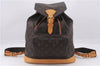 Authentic Louis Vuitton Monogram Montsouris GM Backpack M51135 LV 9551E