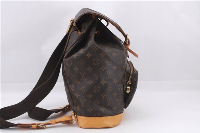 Authentic Louis Vuitton Monogram Montsouris GM Backpack M51135 LV 9551E