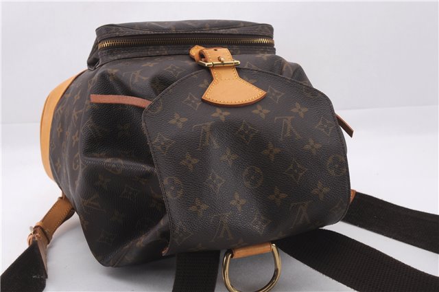 Authentic Louis Vuitton Monogram Montsouris GM Backpack M51135 LV 9551E