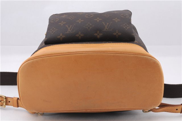 Authentic Louis Vuitton Monogram Montsouris GM Backpack M51135 LV 9551E