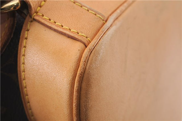 Authentic Louis Vuitton Monogram Montsouris GM Backpack M51135 LV 9551E